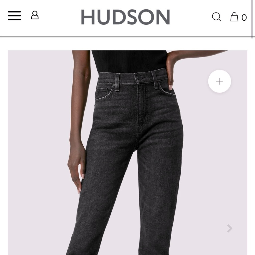 Hudson High Rise Cigarette Ankle Jeans - Size 26